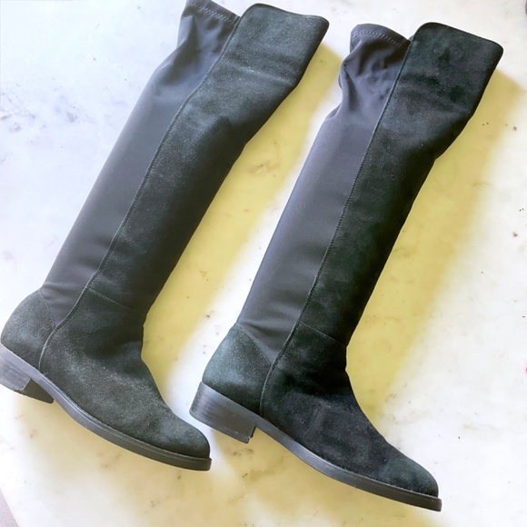 Blondo Over the Knee Waterproof Boot in Black - Picture 9 of 16